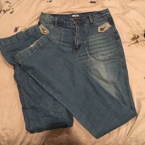 BDG high waisted flair pants